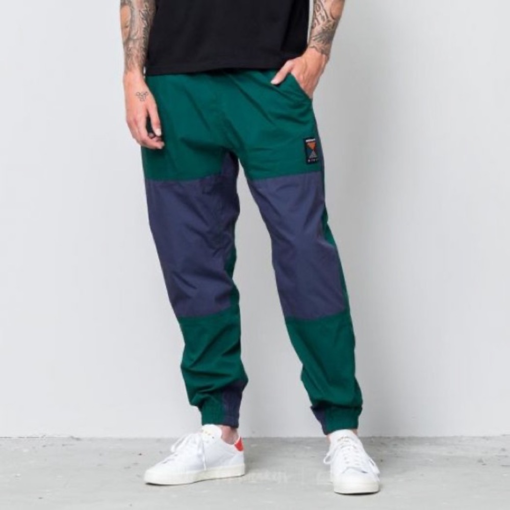 Adidas Originals Atric Sweatpants - Men’s Size Medium - Green and Navy Blue